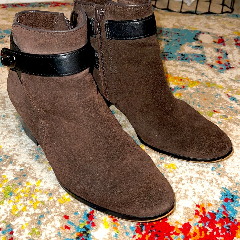 Coach Patricia Brown Booties
